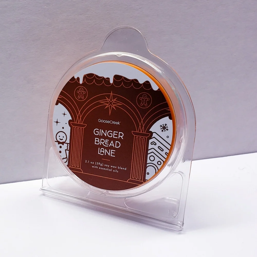 GINGERBREAD LANE -Goose Creek Highly Scented Wax Melts- $8 per pack